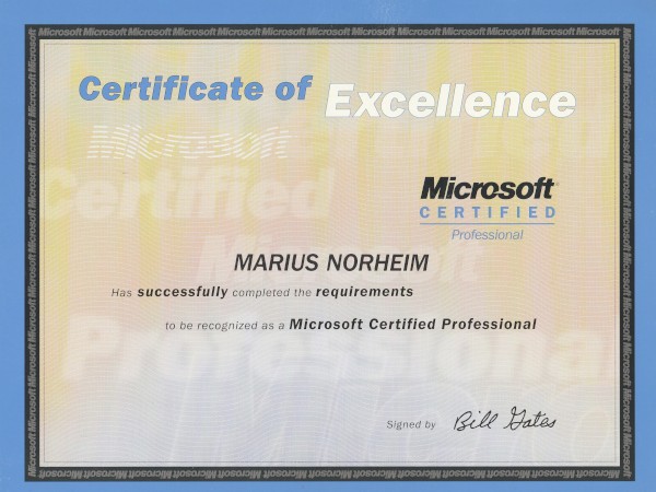 Microsoft Certified Professional